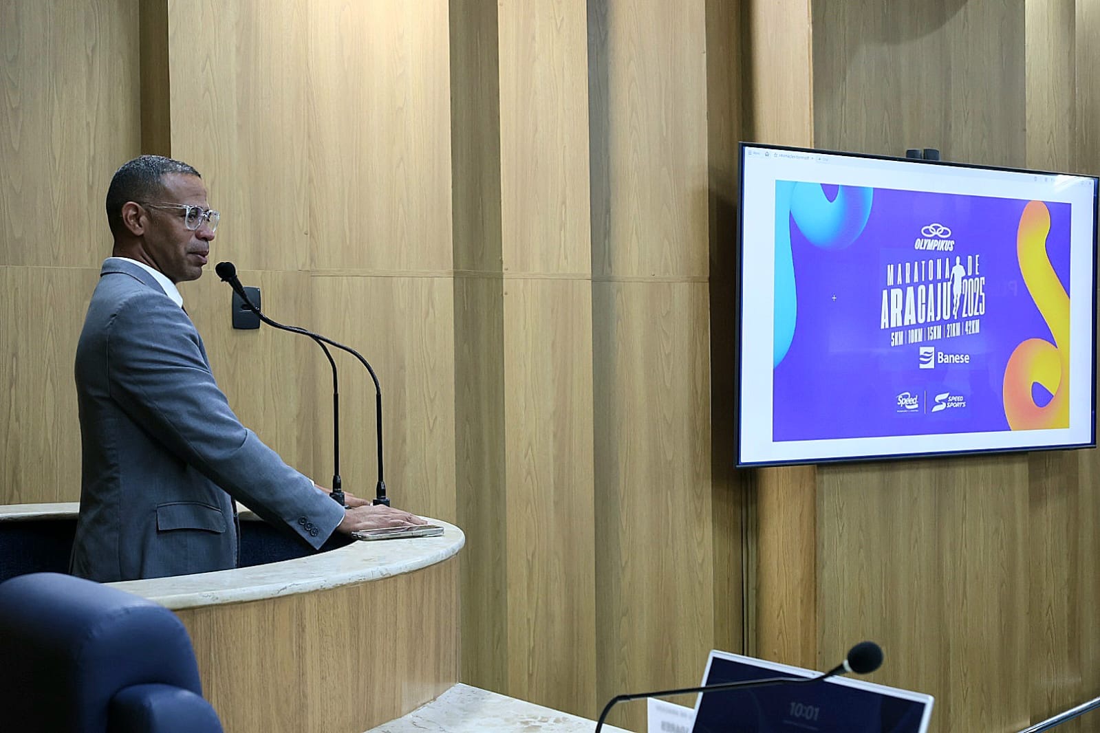 “A nossa cidade entra para a história dos eventos nacionais”, declara vereador Sargento Byron sobre a Maratona de Aracaju 2025 