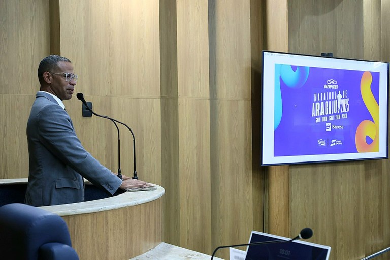 “A nossa cidade entra para a história dos eventos nacionais”, declara vereador Sargento Byron sobre a Maratona de Aracaju 2025 