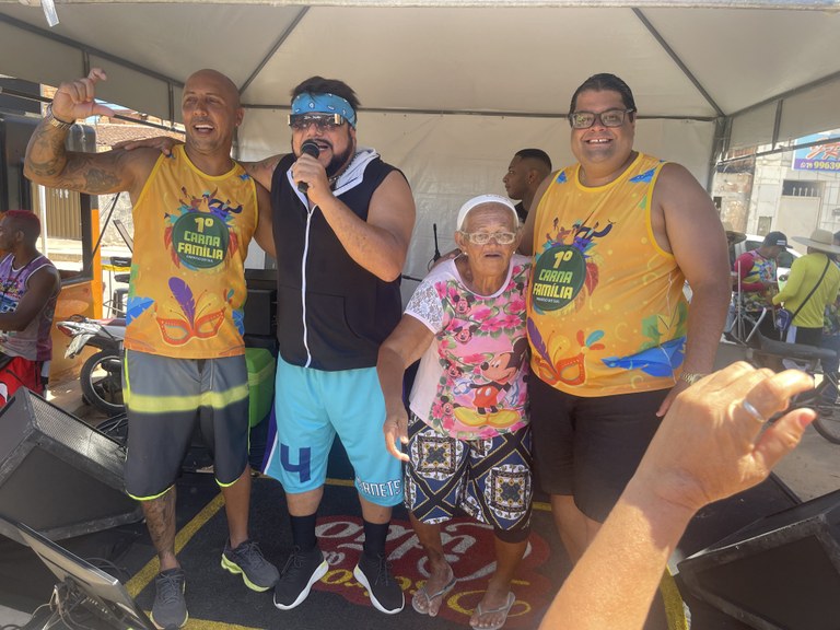 “Finalizamos os carnavais nas comunidades com o Carna Família do  Paraíso do Sul”, disse Joaquim da Janelinha