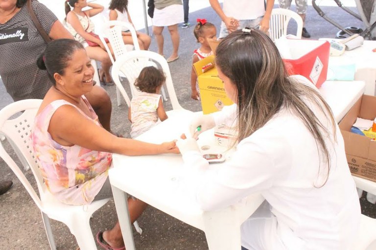 Ação Cidadã: mais de 100 exames de saúde foram realizados