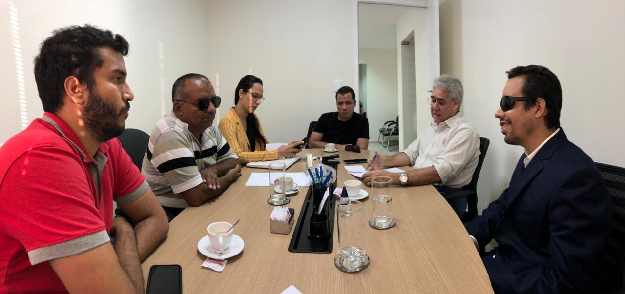 Acessibilidade é tema de reunião entre o vereador Lucas Aribé e presidente do Setransp
