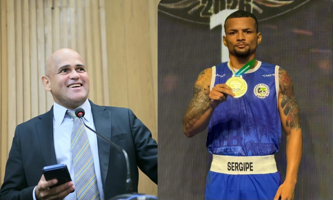 Alex Melo parabeniza Cássio Oliveira pela conquista do bicampeonato brasileiro de boxe olímpico