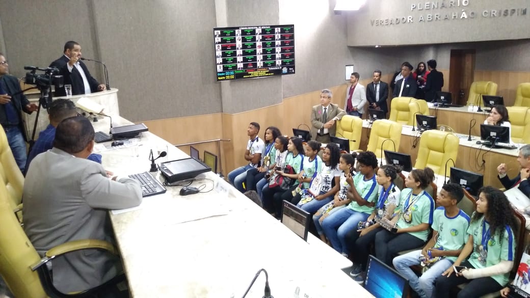 Américo de Deus leva para a Câmara alunos que venceram Campeonato Nordestino de Judô