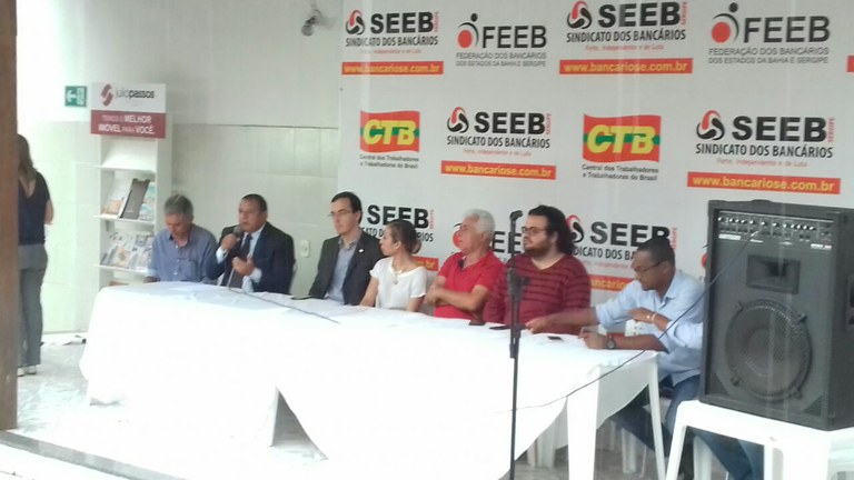 Américo de Deus participa de reunião com o Sindicato dos Enfermeiros