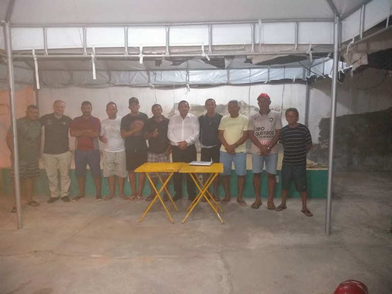 Américo de Deus se reúne com Liga Manguezal de Futebol Amador do Bairro Porto Dantas