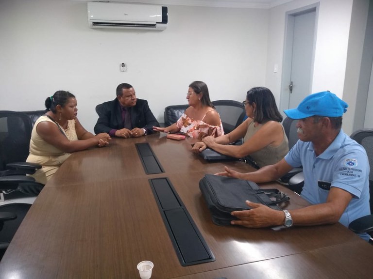 Américo de Deus se reúne com representantes de pescadores de Sergipe