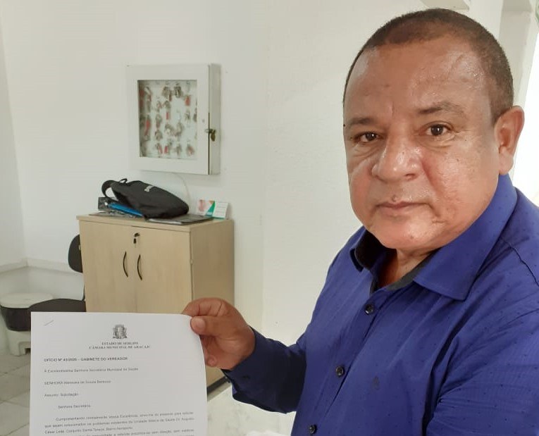 Américo pede providências à Secretaria de Saúde sobre a má gestão na UBS do Santa Tereza