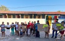 Ângela Melo realiza ato contra demolição de escola
