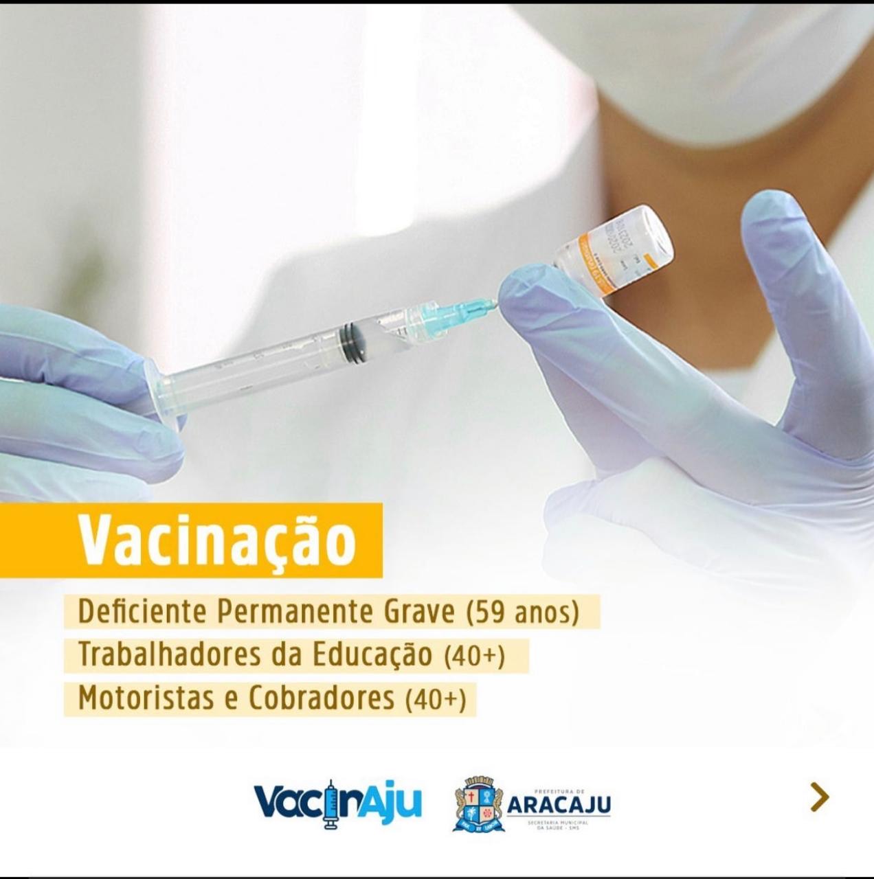 Após ter defendido, Sávio celebra vacinação de rodoviários em Aracaju