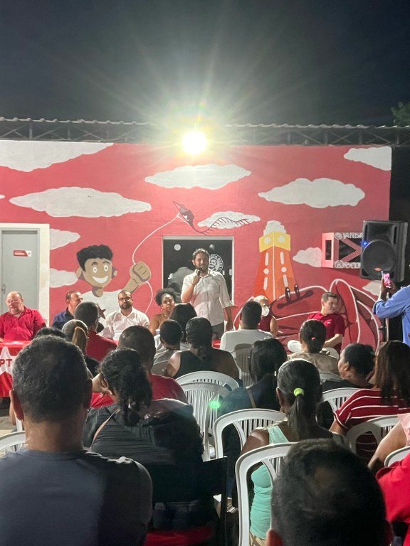 Ato do Partido dos Trabalhadores lança o vereador Camilo como pré-candidato a presidente do Diretório Municipal 