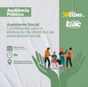 Audiência Pública que destaca a profissão de Assistente Social tem autoria de Elber Batalha. 