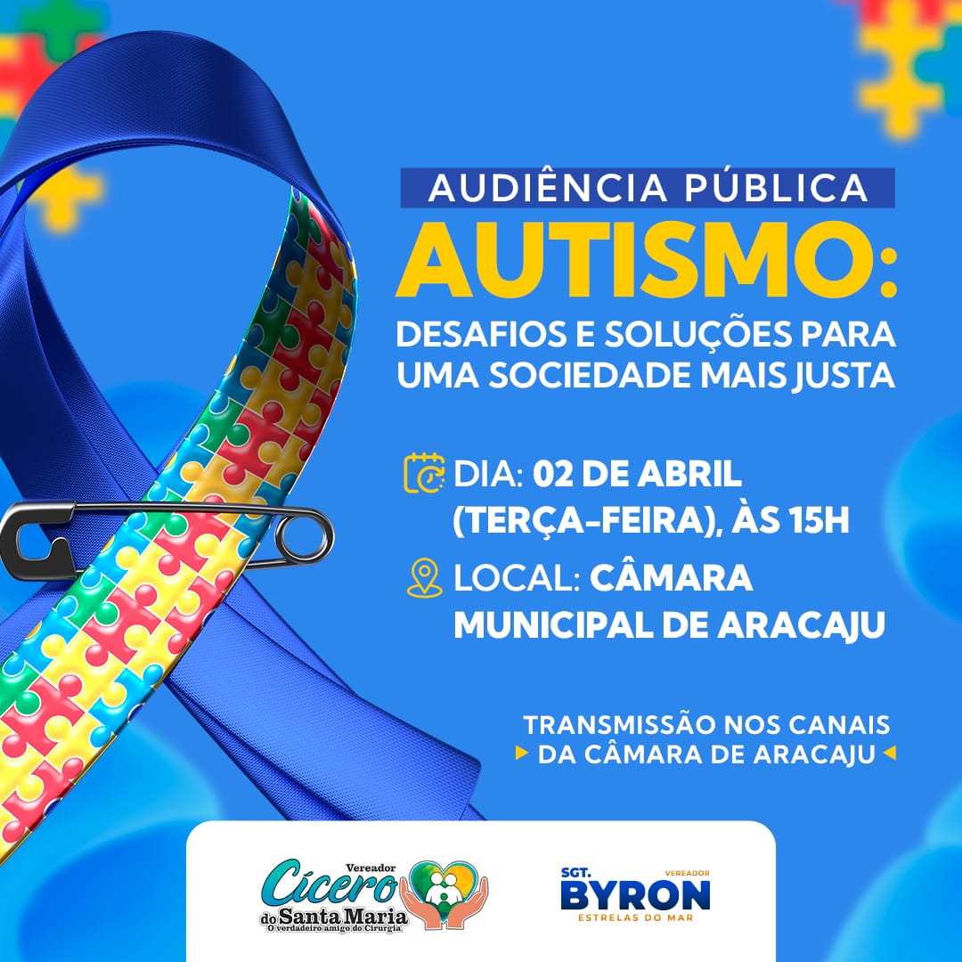 Audiência Pública vai discutir políticas públicas e direitos das pessoas com Autismo 