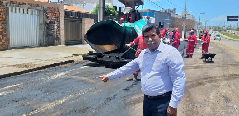 Bigode pediu e mais uma obra está sendo desenvolvida no Santa Maria
