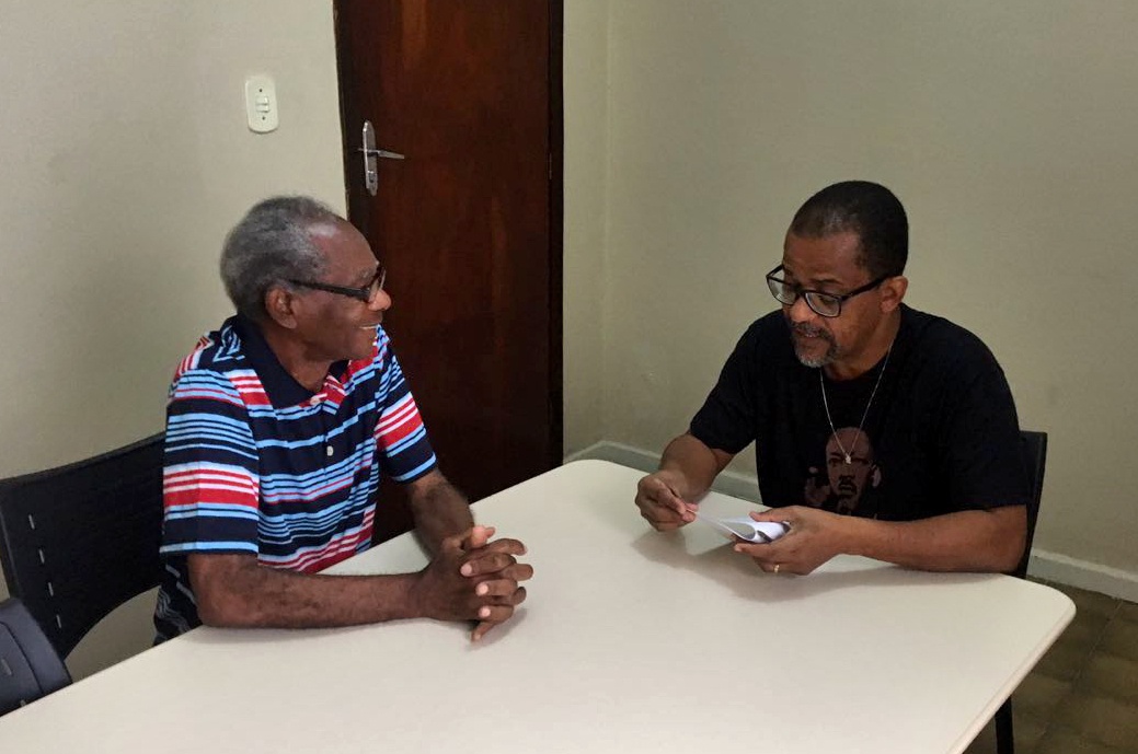 Bittencourt recebe filho de Anízio Dário, líder comunista sergipano assassinado em 1947