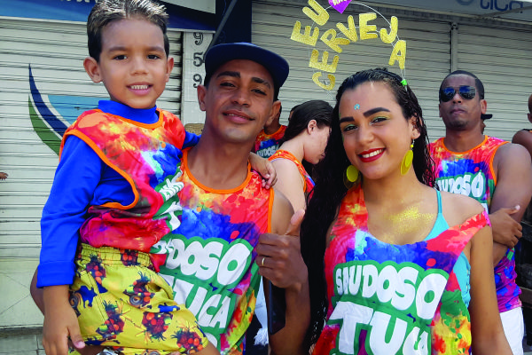 "Bloco Saudoso Tuca é da paz e da solidariedade", afirma Anderson de Tuca 