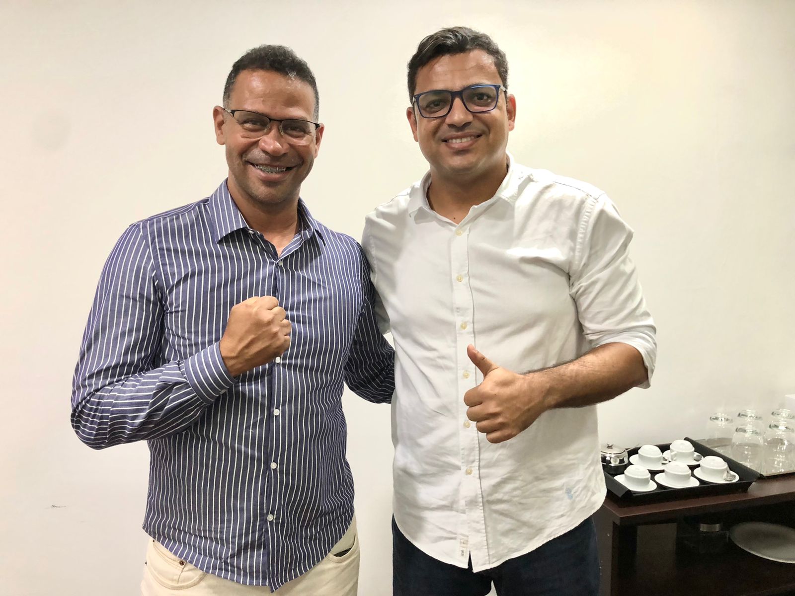 Byron visita secretário da Defesa Social para falar sobre as fortes chuvas e reestruturação da Guarda