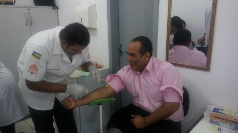 Cabo Amintas apoia cadastramento de medula óssea em prol do Cabo Rômulo