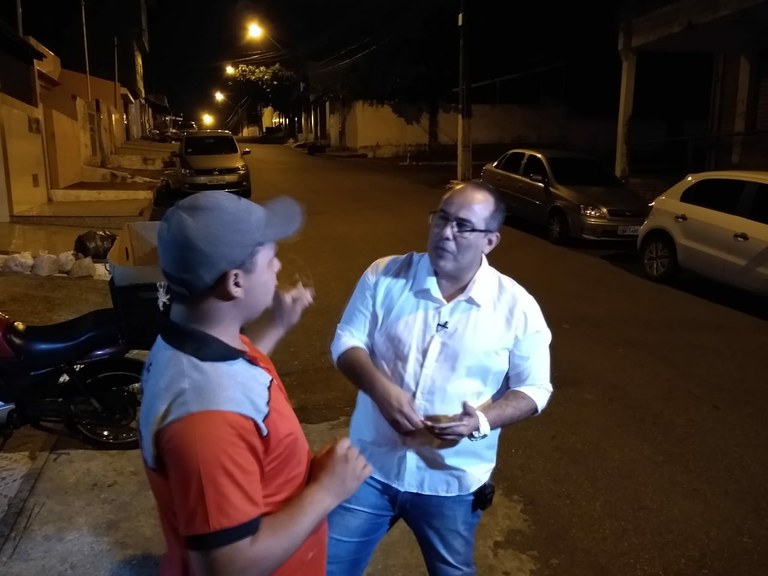 Cabo Amintas constata condições precárias no atendimento à saúde dos moradores do Bairro América