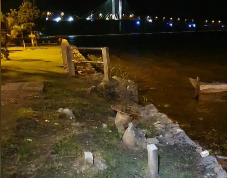 Cabo Amintas mostra o abandono da Orlinha do Bairro Industrial