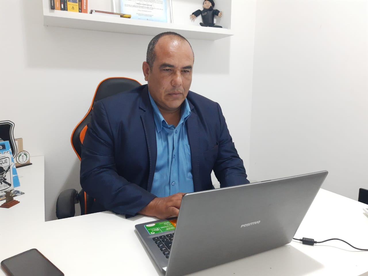 Cabo Amintas parabeniza os novos soldados da PM