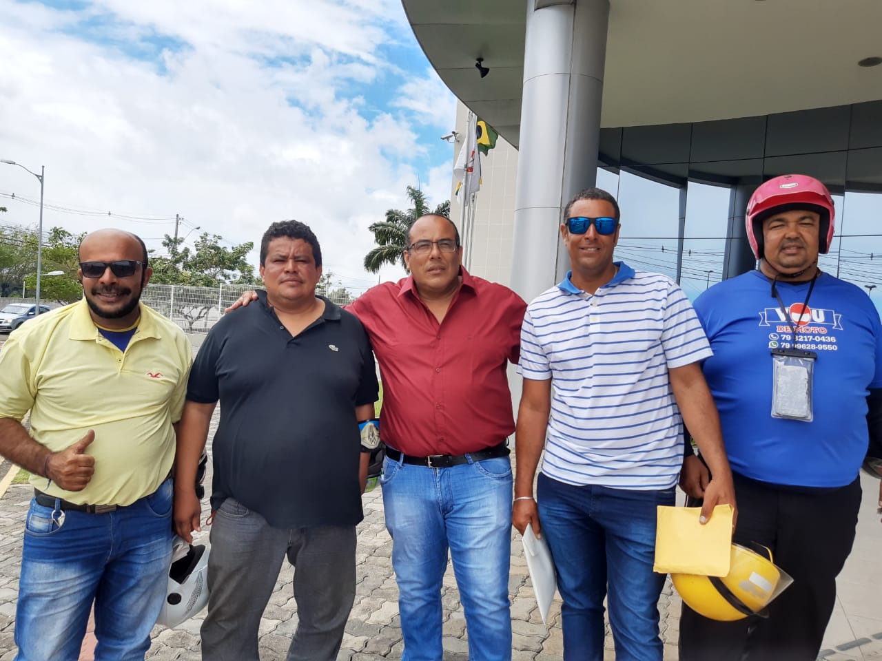 Cabo Amintas reforça apoio aos mototaxistas de Aracaju