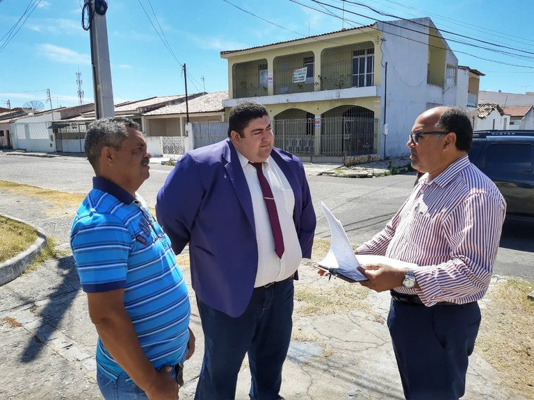 Cabo Didi acompanhou fiscalização da Seplog no Santa Tereza