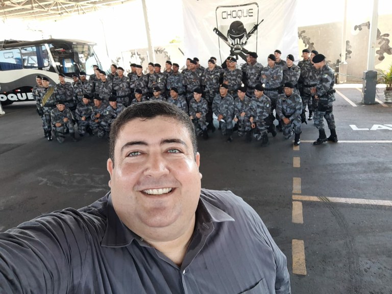 Cabo Didi prestigia os 40 anos do Batalhão da Polícia de Choque