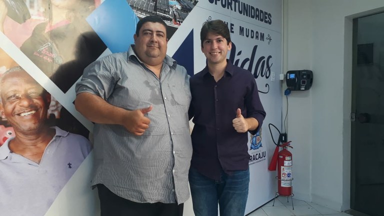 Cabo Didi se reúne com o presidente da Fundat para solicitar cursos para a comunidade do Santa Tereza