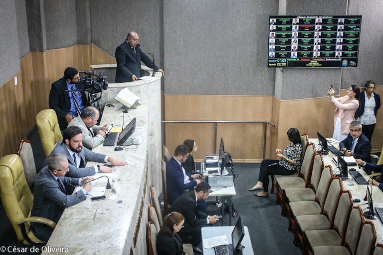 Câmara aprecia proposituras nesta terça-feira, 02