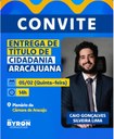 Câmara concede Título de Cidadão Aracajuano ao advogado e professor Caio Lima