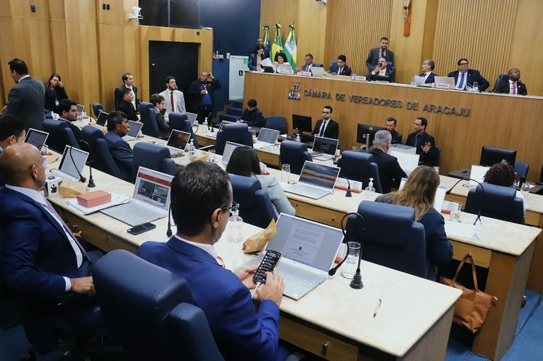 Câmara de Aracaju aprova dois projetos de lei do Poder Executivo e mais 16 proposituras 