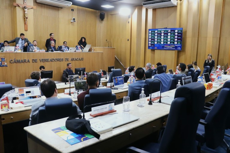 Câmara de Aracaju aprova 09 proposituras, sendo 04 projetos de lei 