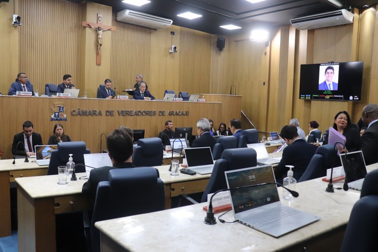 Câmara de Aracaju aprova 7 proposituras, sendo 1 Projeto de Resolução e 6 requerimentos