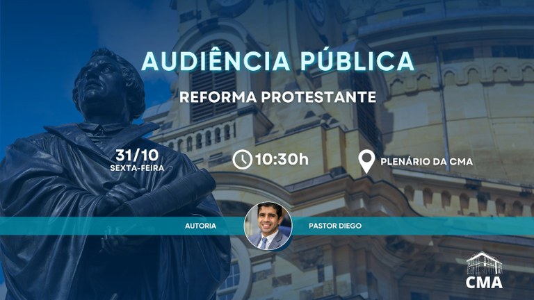Câmara Municipal de Aracaju realiza Sessão Especial pelos 508 anos da Reforma Protestante proposta pelo vereador Pastor Diego