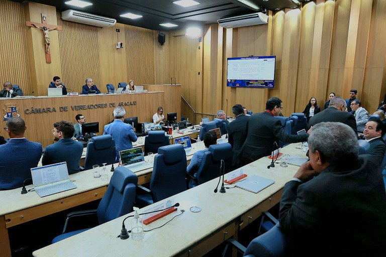 Câmara de Aracaju vota projetos que tratam de saúde, transporte, meio ambiente e direitos sociais