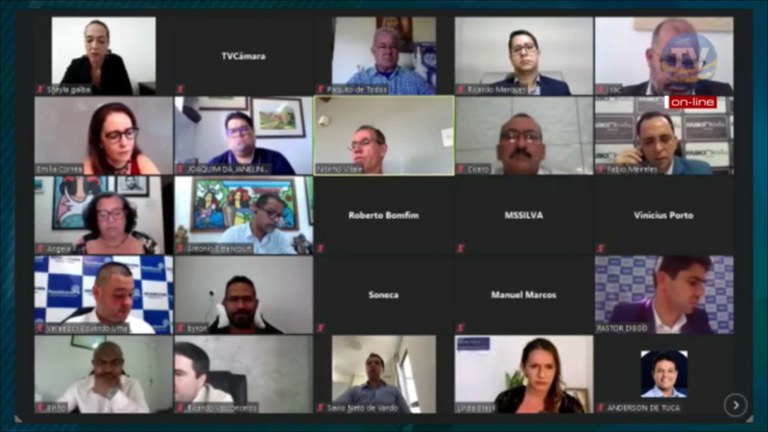 Câmara discute projetos do Executivo