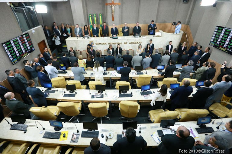 Câmara Municipal de Aracaju abre os trabalhos 2018 com mensagem do prefeito