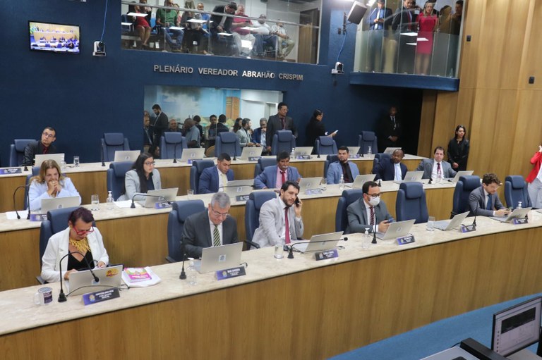 Câmara Municipal de Aracaju aprecia 4 proposituras em Sessão Ordinária realizada nesta terça-feira, 18 