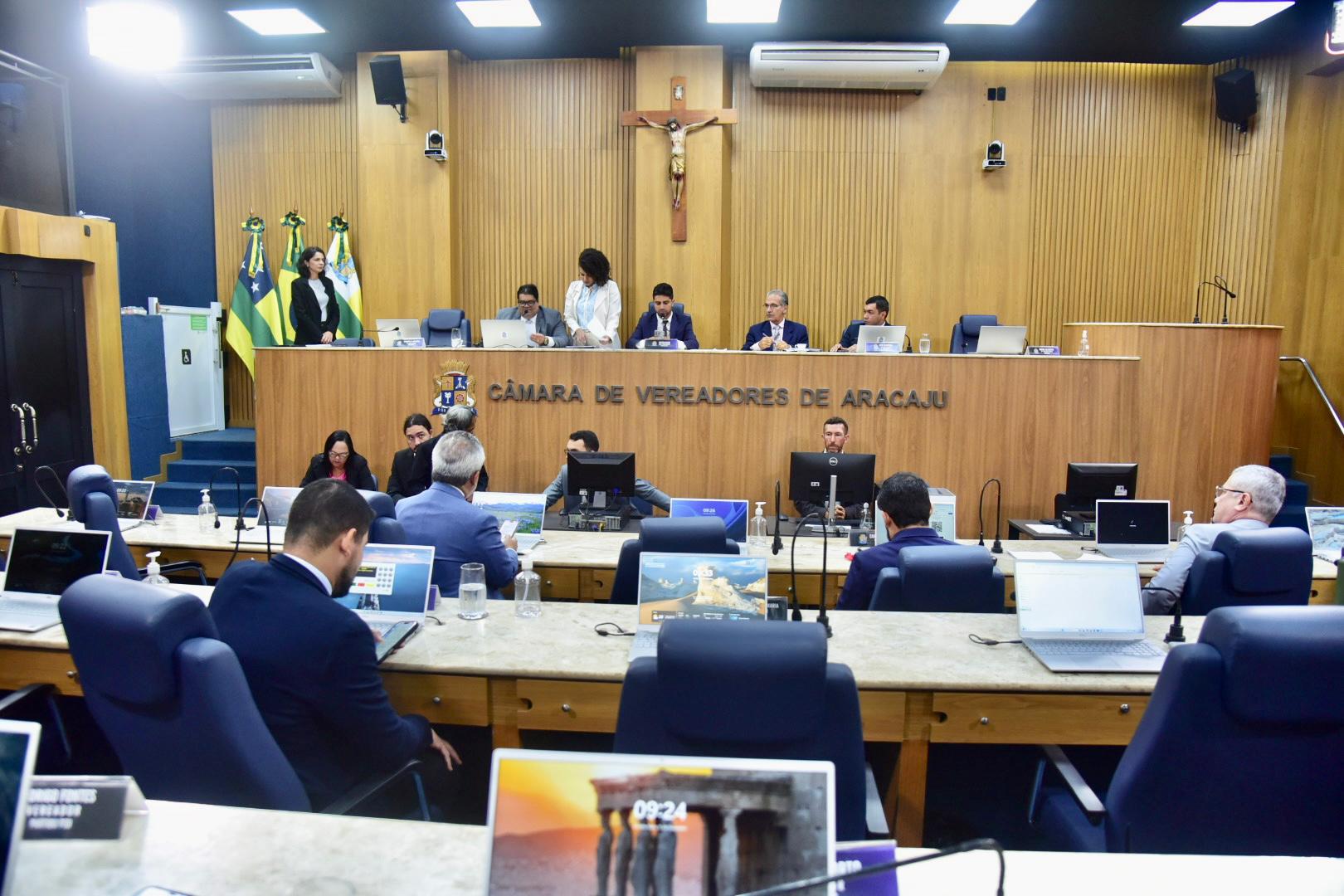 Câmara Municipal de Aracaju aprecia 4 proposituras  na 3ª Sessão Ordinária de 2025