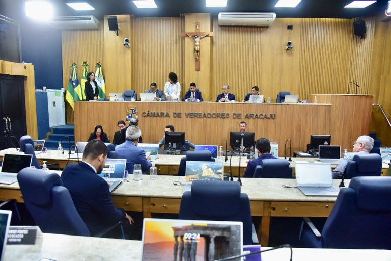 Câmara Municipal de Aracaju aprecia 4 proposituras  na 3ª Sessão Ordinária de 2025