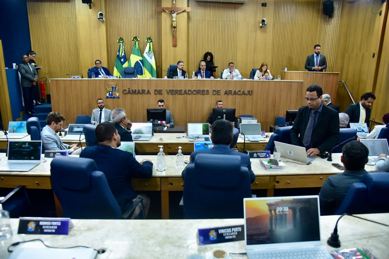 Câmara Municipal de Aracaju aprecia 5 Projetos de Lei em redação final na 2º Sessão Ordinária de 2025 