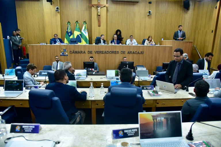 Câmara Municipal de Aracaju aprecia 5 Projetos de Lei em redação final na 2º Sessão Ordinária de 2025 