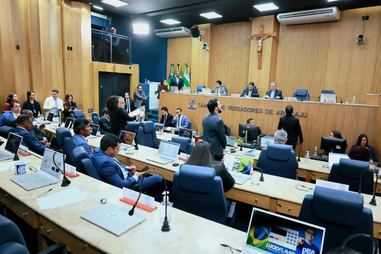 Câmara Municipal de Aracaju aprova 06 proposituras nesta quinta-feira, 07/08