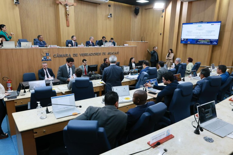 Câmara Municipal de Aracaju aprova sete projetos que fortalecem cultura, direitos sociais e mobilidade urbana