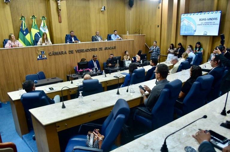 Câmara Municipal de Aracaju realiza reunião de acolhimento com novos vereadores da 44º legislatura