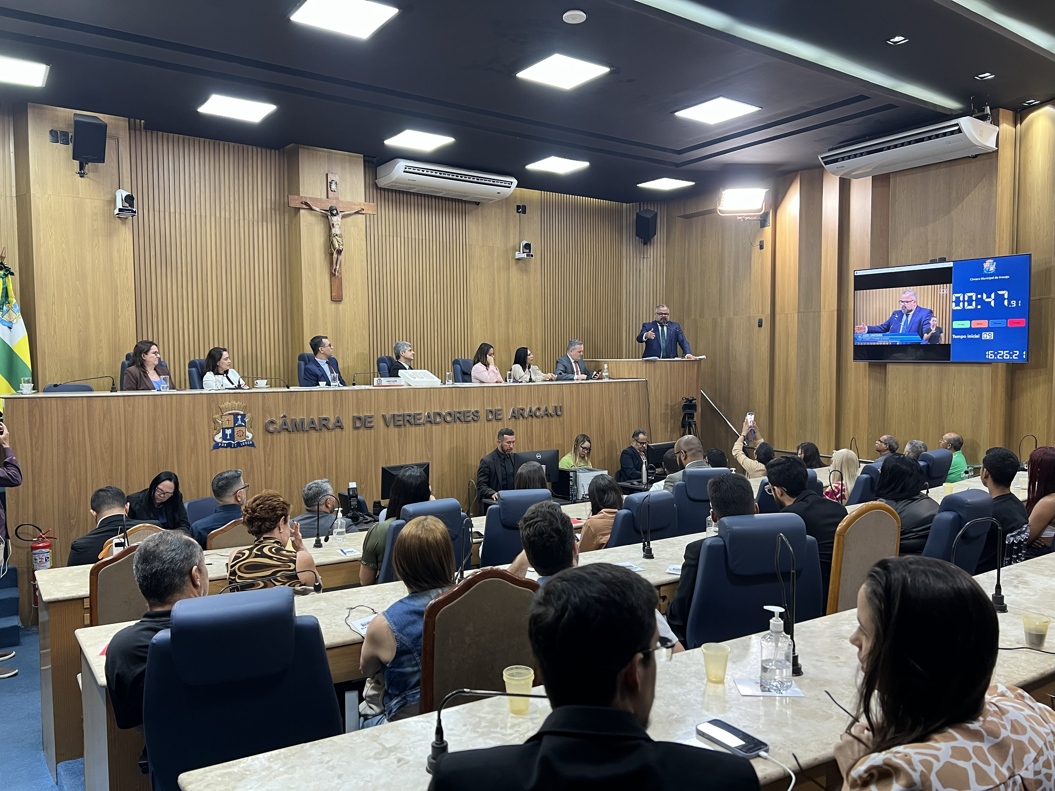 Câmara Municipal de Aracaju realiza sessão especial presidida pelo vereador Lúcio Flávio em alusão ao Dia do Nascituro