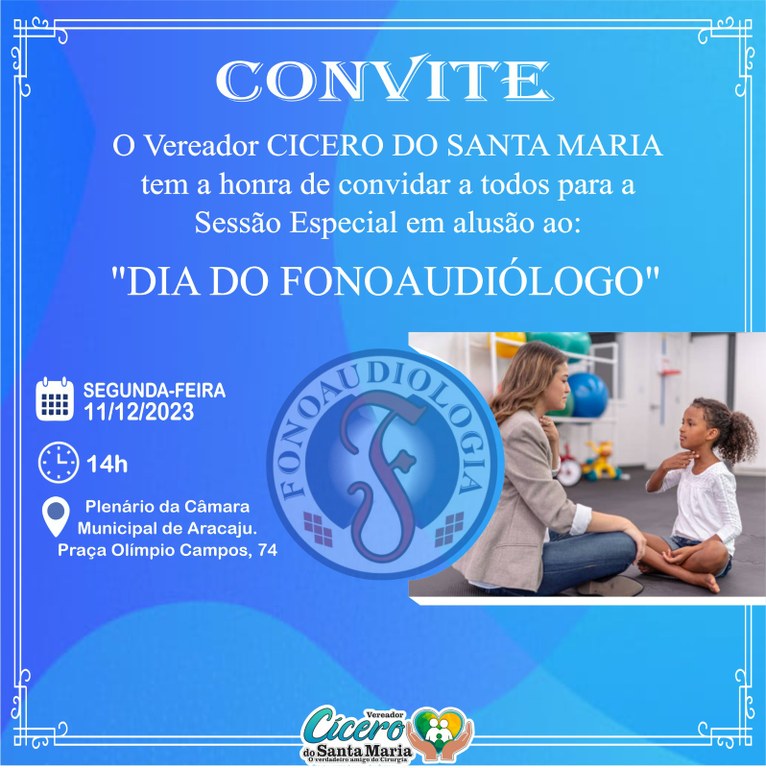 Câmara realiza sessão especial em alusão ao Dia do Fonoaudiólogo