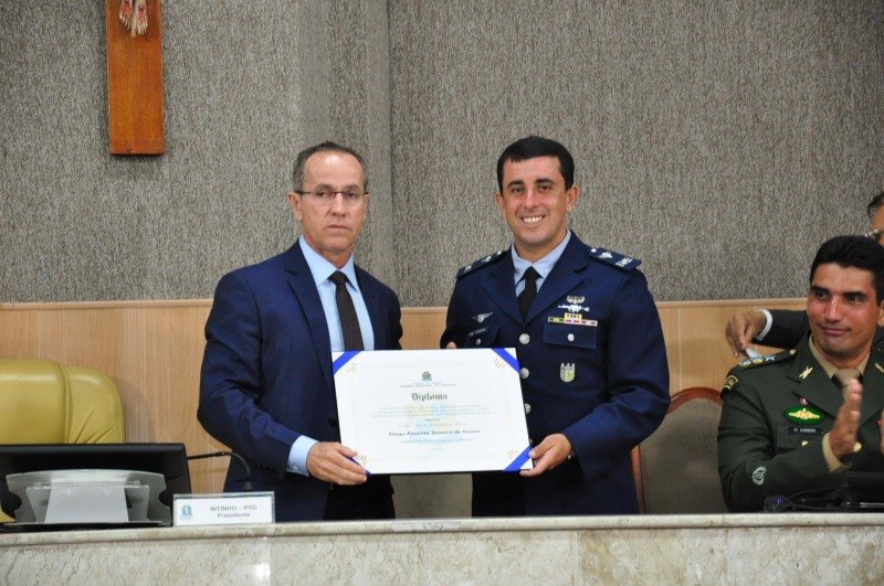 Capitão Aviador Diego Teixeira é o mais novo Cidadão Aracajuano 