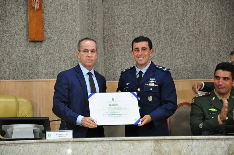 Capitão Aviador Diego Teixeira é o mais novo Cidadão Aracajuano 
