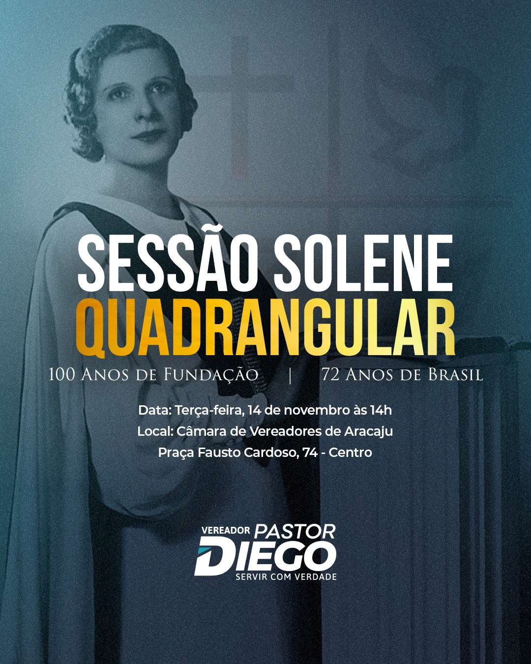 Centenário da IEQ e seus 72 anos de Brasil serão comemorados na CMA